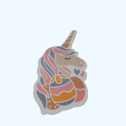 Unicorn Sticker – Laminated Cute Fantasy Sticker for Tumblers & Laptops