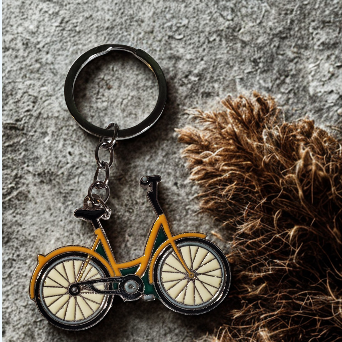 Cycle Charm Keychain – Bicycle Keychain & Cycling Gift Product Description