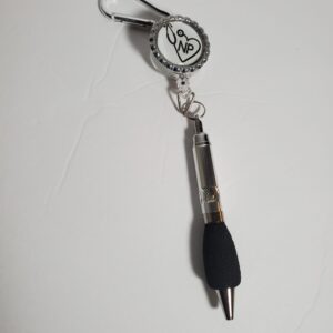 Pen with Retractable ID Badge