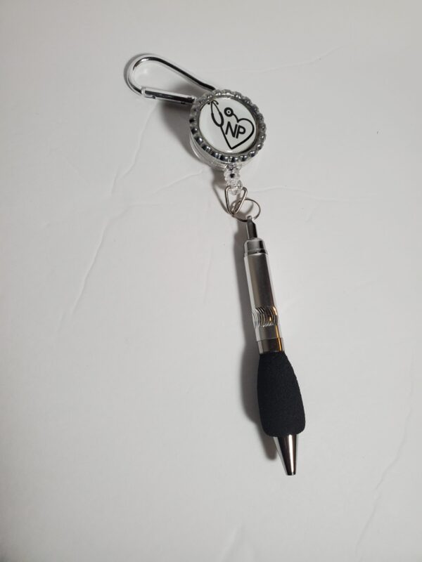 Pen with Retractable ID Badge - Image 2