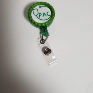 Green Retractable Badge Holder
