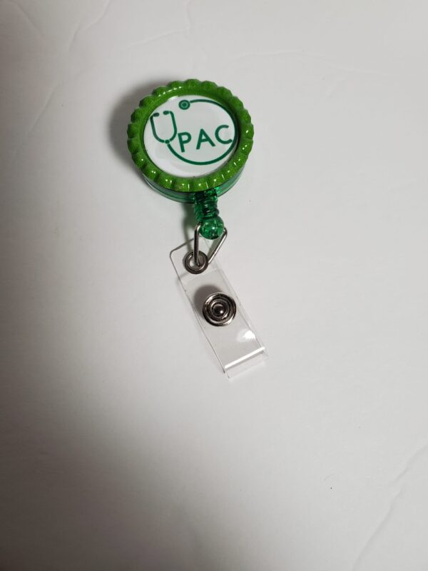 Green Retractable Badge Holder