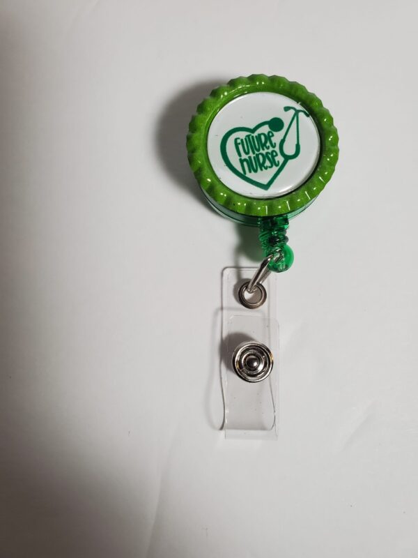 Green Retractable Badge Holder - Image 4