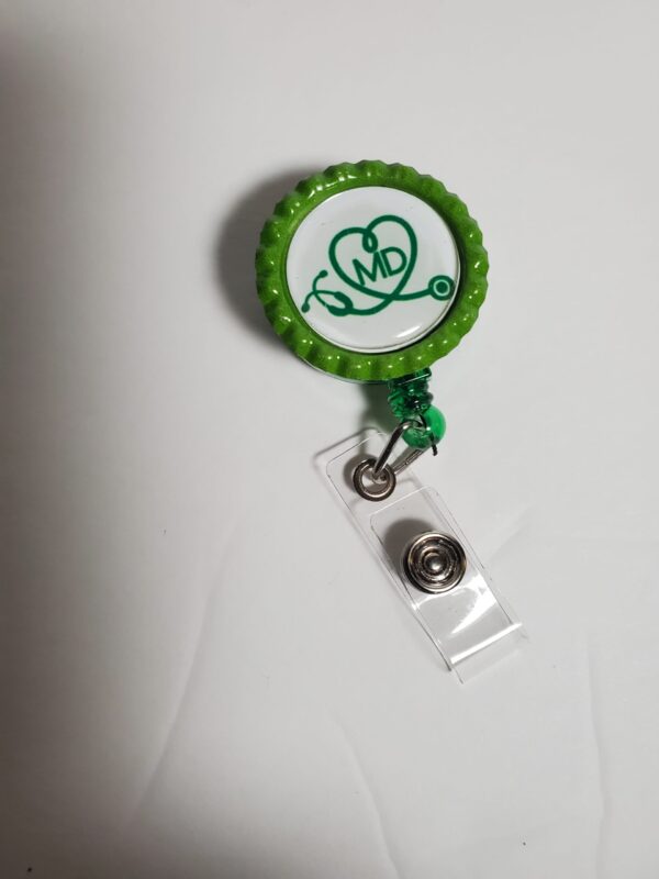 Green Retractable Badge Holder - Image 9