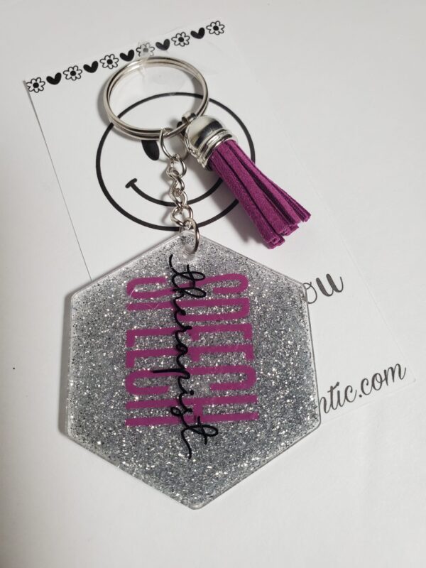 Acrylic Keychain for Speech Therapist