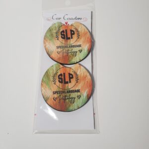 Speech Therapy Car Coasters