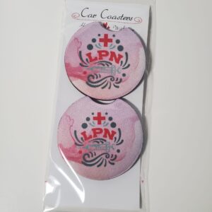Licensed Practical Nurse Car Coasters