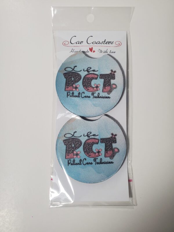 Patient Care Technician Car Coasters - Image 2