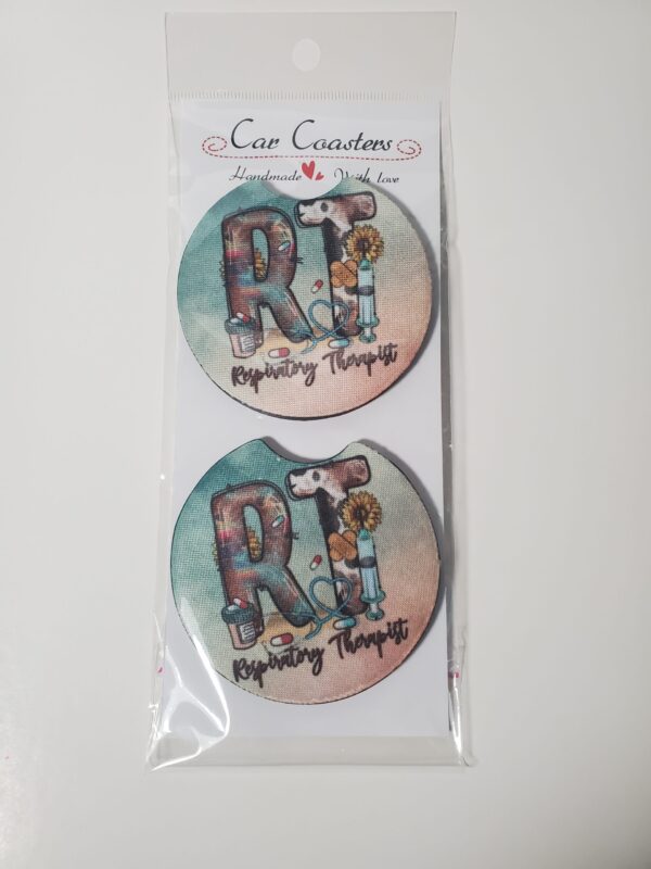 Respiratory Therapist Car Coasters