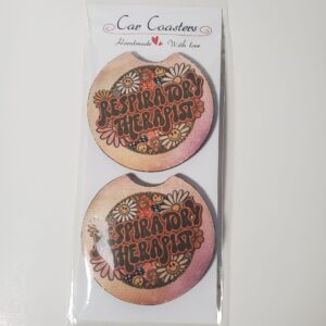 Respiratory Therapist Car Coasters