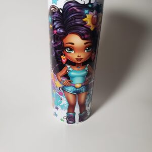 Cool Black Girl Tumbler