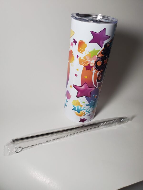 Cool Black Girl Tumbler - Image 2