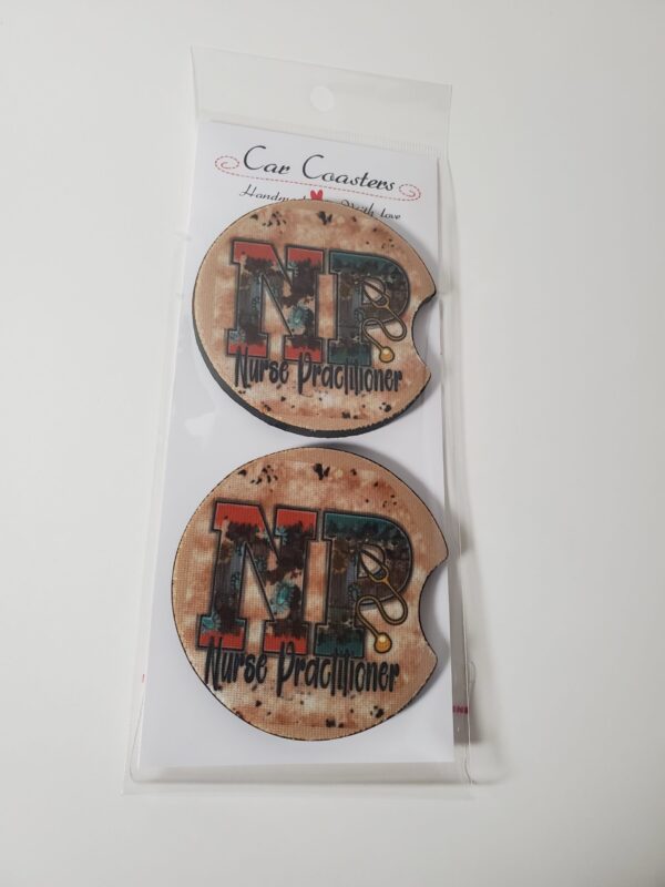 Nurse Practitioner Car Coasters