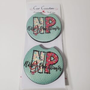 Nurse Practitioner Car Coasters
