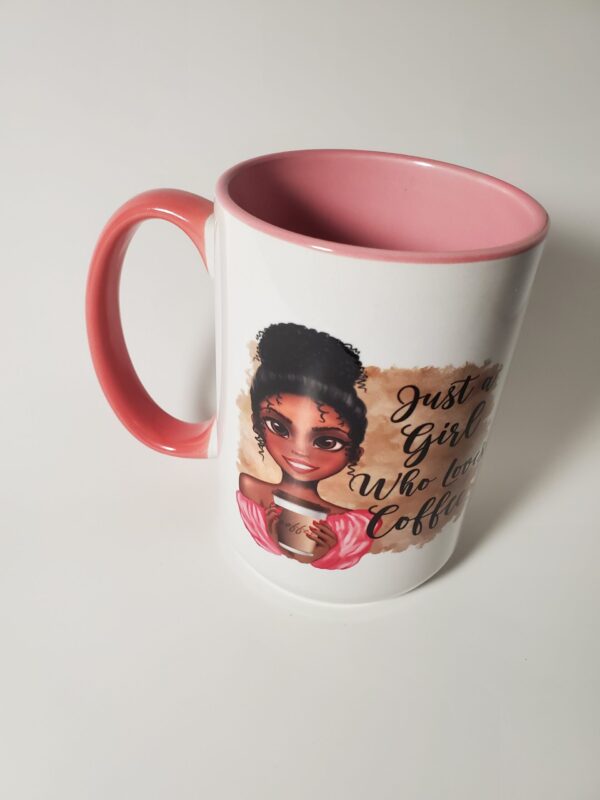 Just a Girl Who Loves Coffee Mug - Image 3