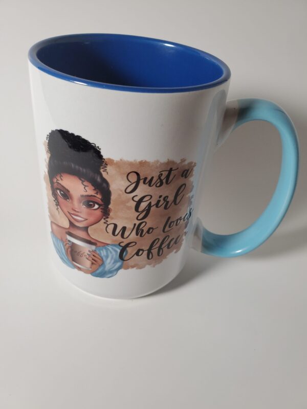 Just a Girl Who Loves Coffee Mug - Image 2