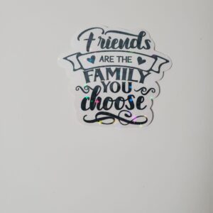 Friends are the Family you Choose Sticker