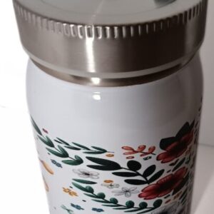 Bee Positive Design on Mason Jar