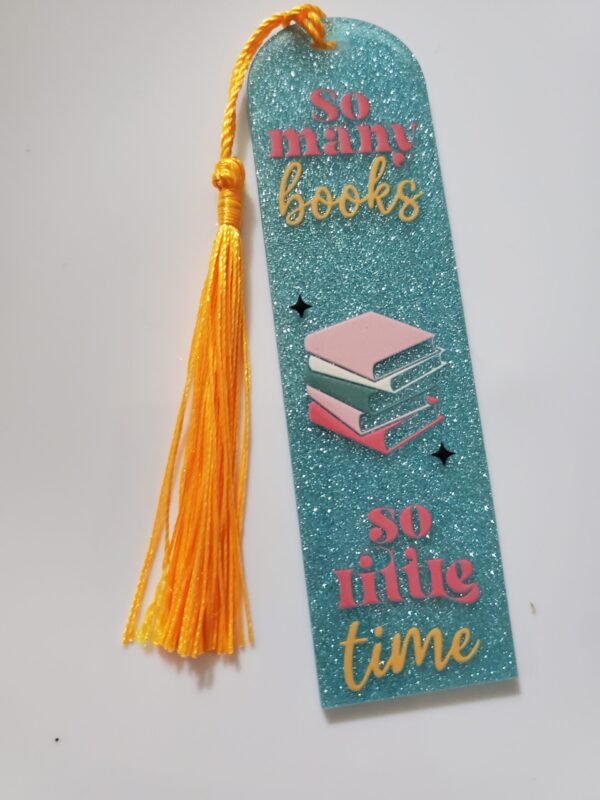 Glitter Acrylic Bookmark
