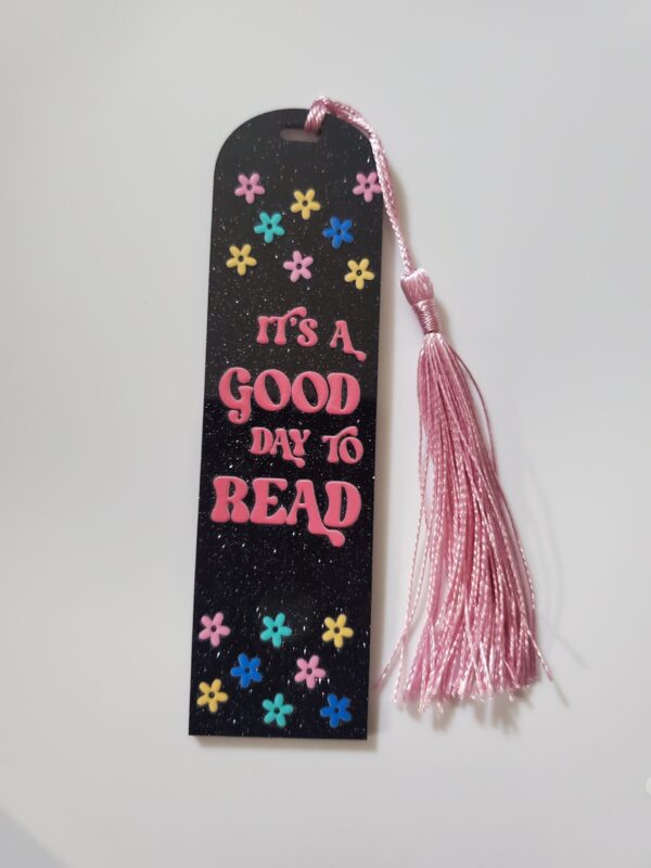 Glitter Acrylic Bookmark