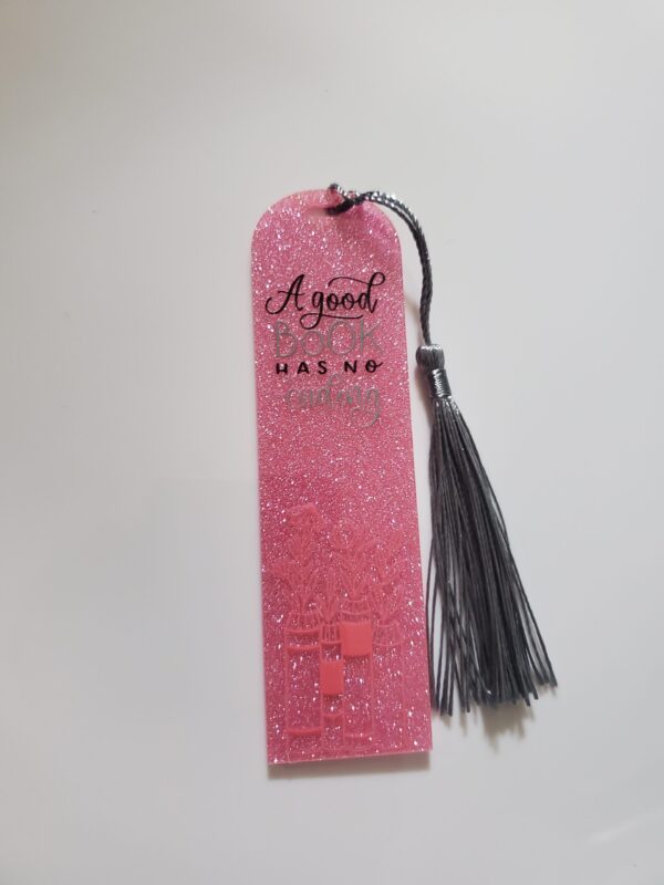 Glitter Acrylic Bookmark
