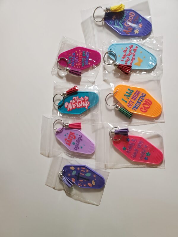 Personalized Motel Keychains