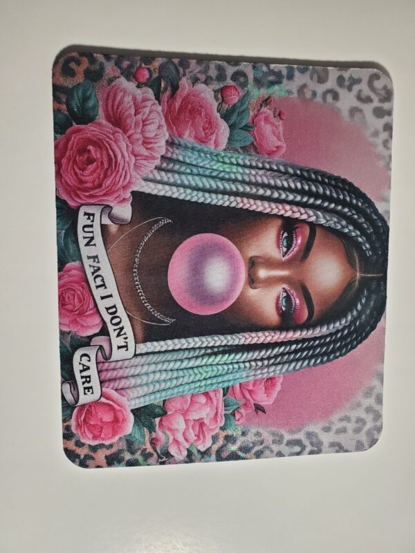 Fun Fact I Don't Care Mouse Pad