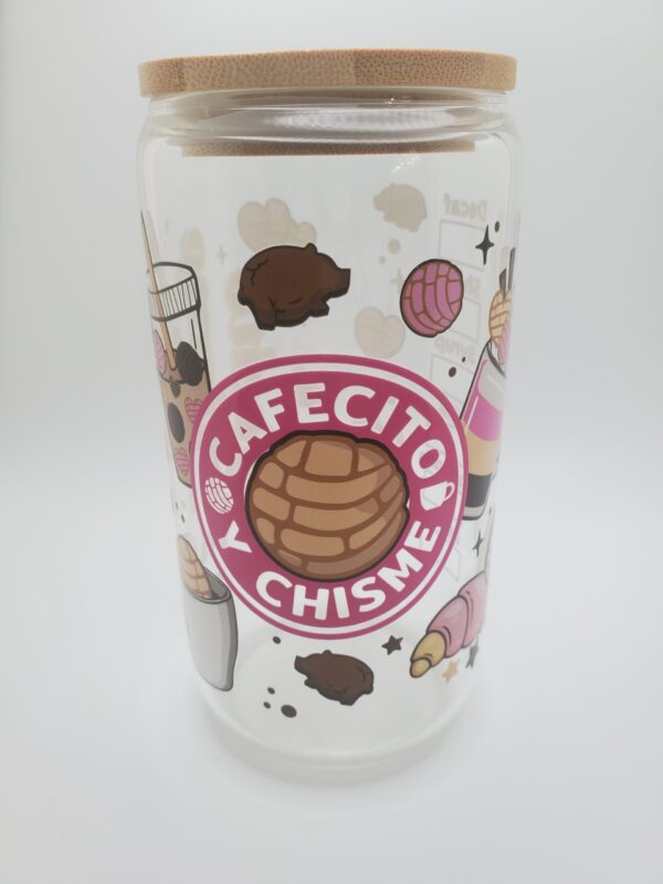 Coffee Theme Glass Cup
