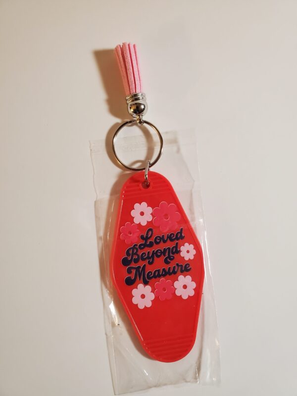 Loved Beyond Measure Motel Keychain