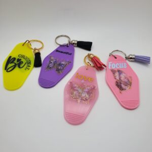 Butterfly Motel Keychains