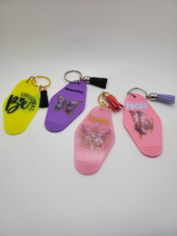 Butterfly Motel Keychains