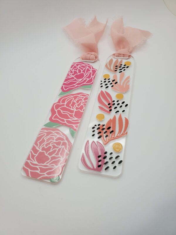 Pink Acrylic Bookmark