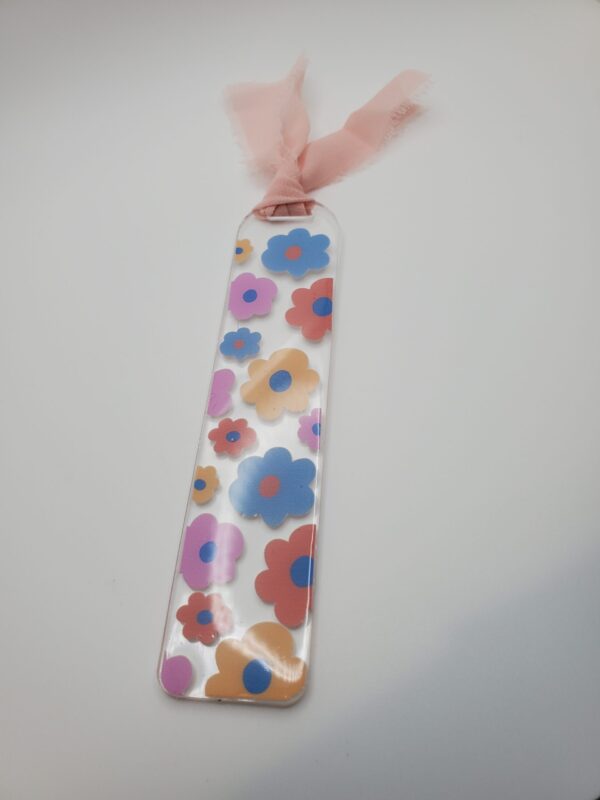 Floral Acrylic Keychains - Image 3