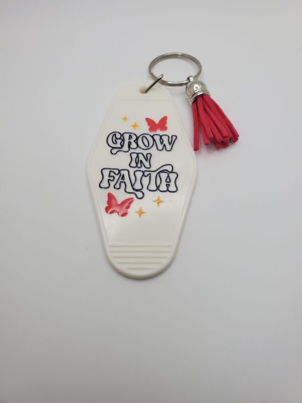 Personalized Motel Keychain
