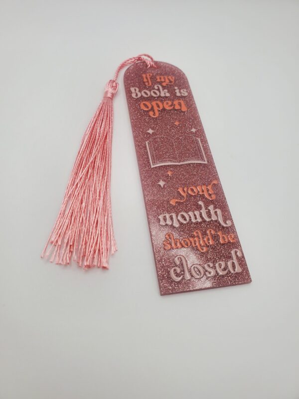 Unique Glitter Acrylic Bookmark for Readers/Customized/Personalized
