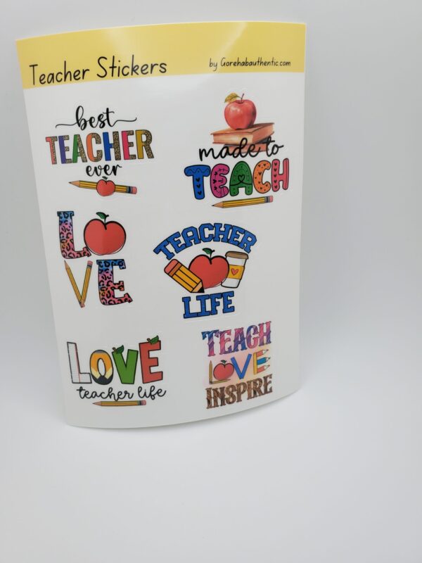 Premium Waterproof Vinyl Stickers & Laminate for Durable Custom Designs/Teachers