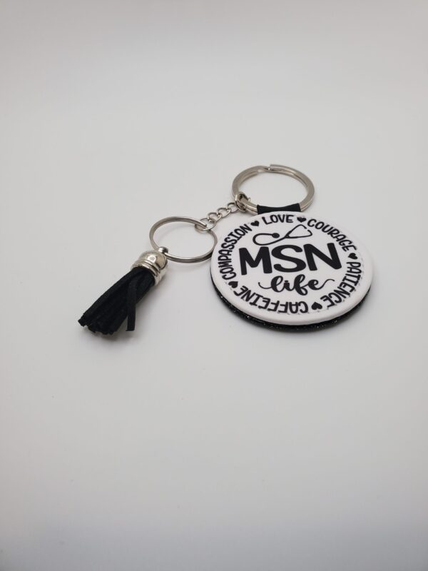 MSN Personalized keychains with Tassel