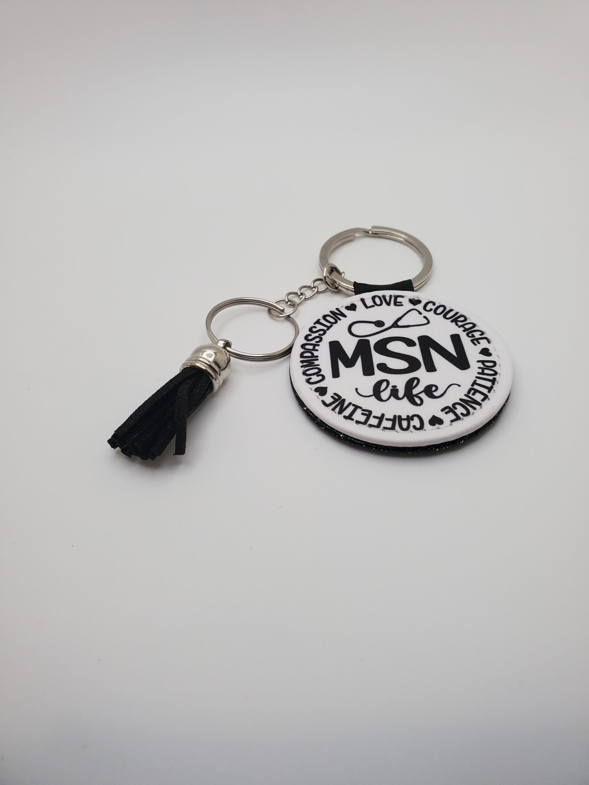 MSN Personalized keychains with Tassel