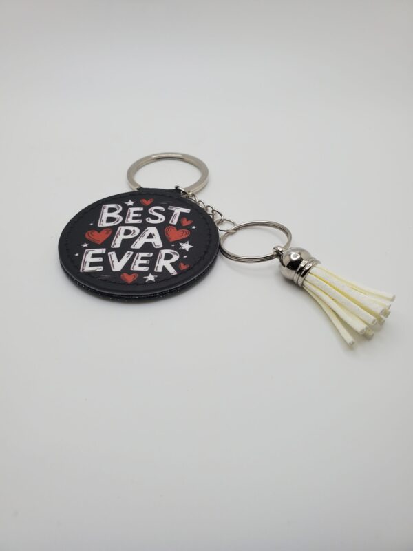 Round Personalized Keychain Best PA Ever